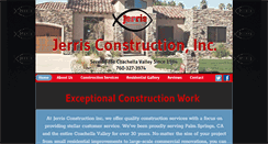 Desktop Screenshot of jerrisconstruction.com