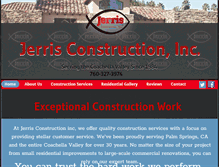 Tablet Screenshot of jerrisconstruction.com